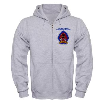 2LARB - A01 - 03 - 2nd Light Armored Reconnaissance Bn with text - Zip Hoodie - Click Image to Close